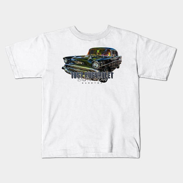 1957 Chevrolet BelAir 4 Door Hardtop Kids T-Shirt by Gestalt Imagery